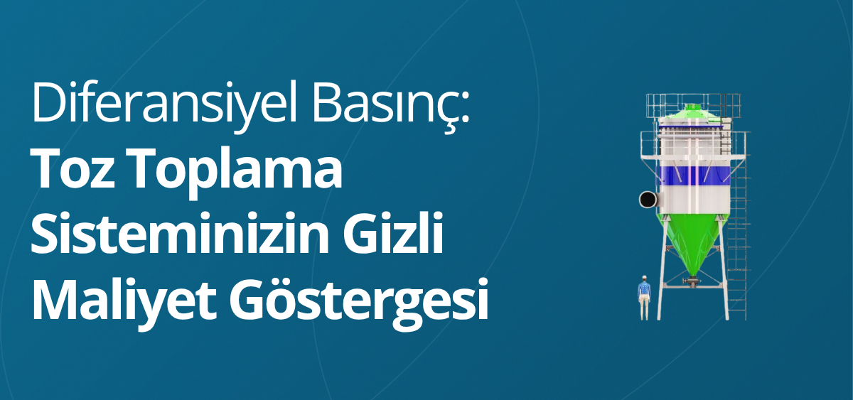 Endüstriyel toz toplama sisteminde diferansiyel basınç göstergesi ve filtre takibi